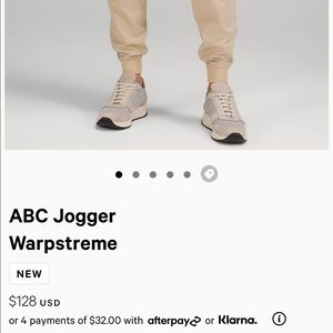 Mens 30” lululemon ABC joggers